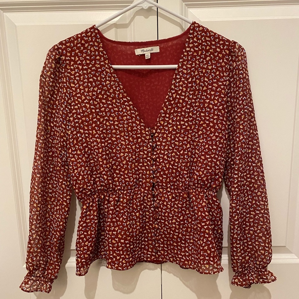 Floral Madewell blouse